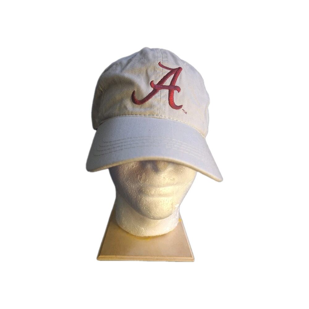 University of Alabama Crimson Tide NCAA Cap Hat Adult Adjustable Beige Cotton